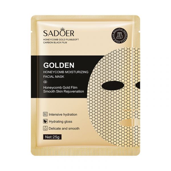 Two-layer restorative mask "Golden Honeycomb" SADOER.(83819)